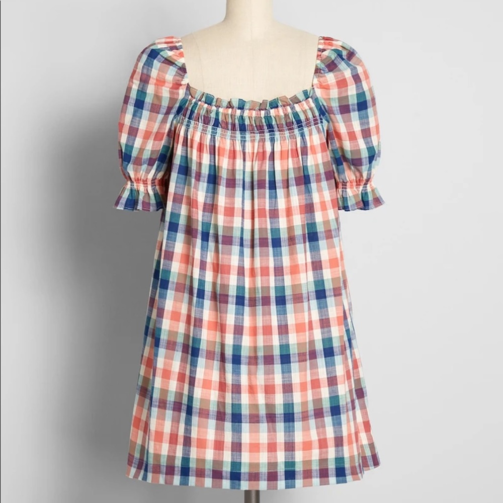 ModCloth Plaid Dress